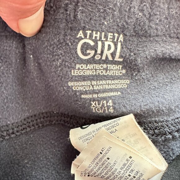 Athleta Girl Girls' Polartech Tight Leggings in Gray Size XL/14 - Picture 5 of 6